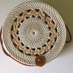 🔆 SUMMER SALE 🔆!! Round Rattan Crossbody Bag